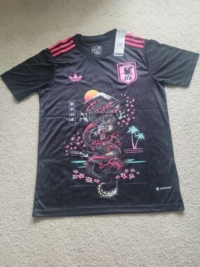 Addidas Japan Black Dragon Concept Edition Soccer Jersey Slim Fit Men S